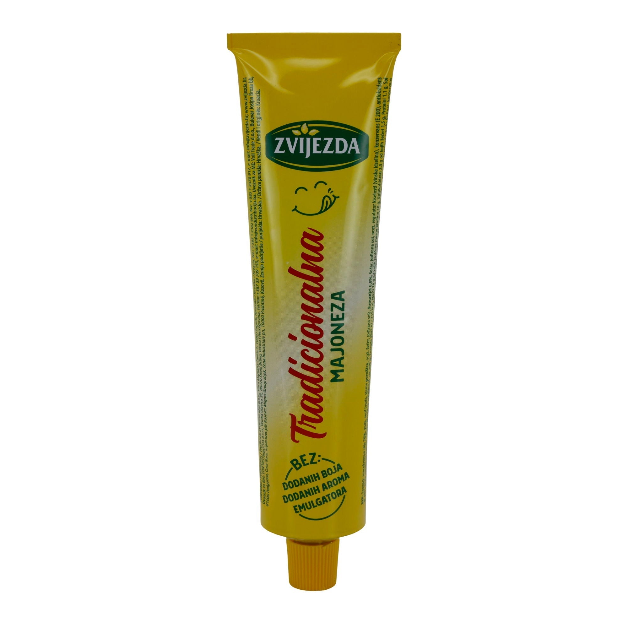Mayonnaise Zwijezda | Traditionelle | Cremig, vielseitig verwendbar | 165g Tube ZVIEJEZDA